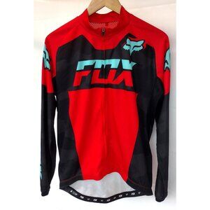 Fox Racing Livewire Jersey Zip Front Red Black Youth Large